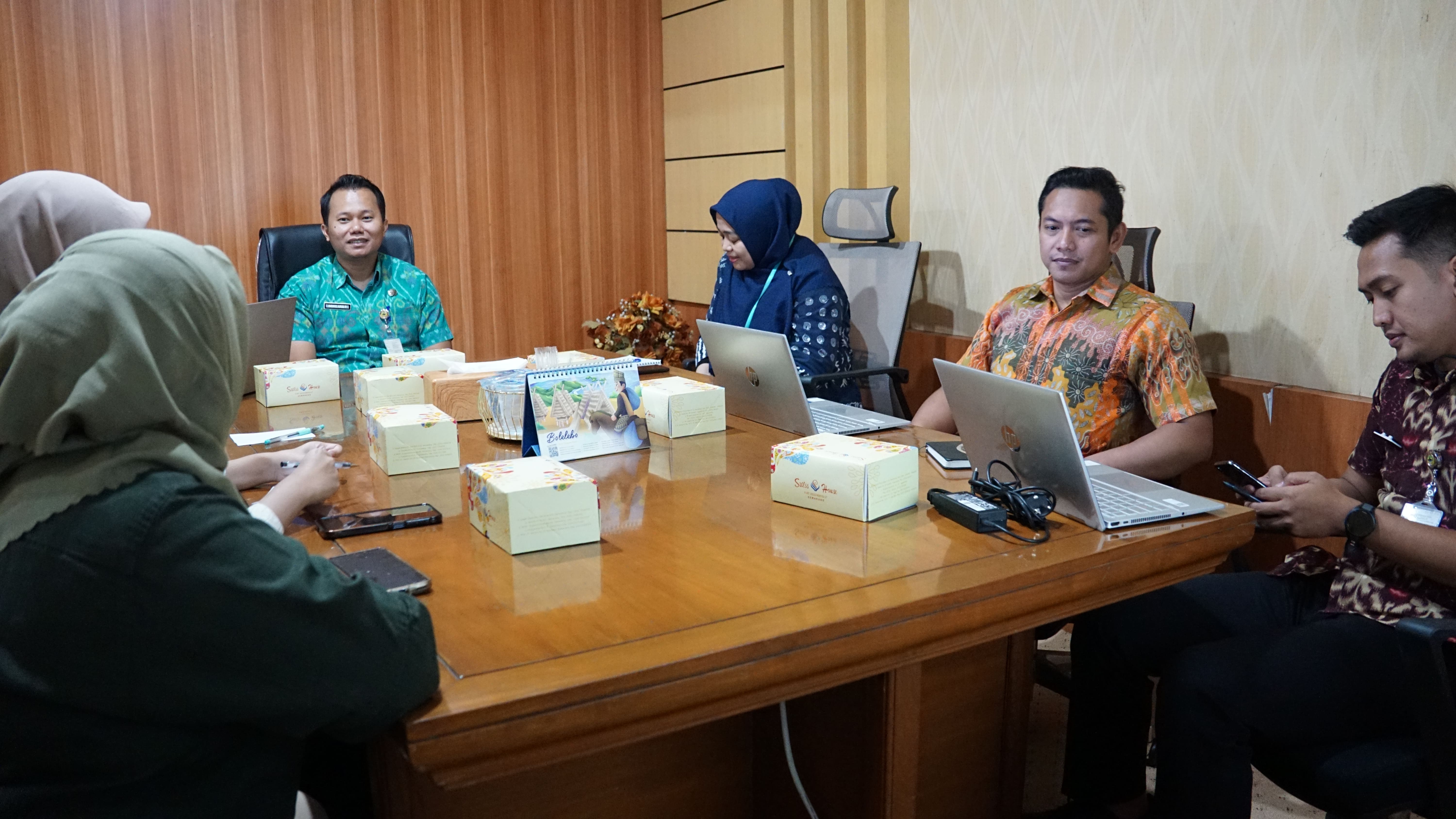 BKD Provinsi Jawa Tengah Terima Kunjungan Kerja Badan Pangan Nasional Bahas Penerapan Sistem Merit dan Manajemen Talenta ASN